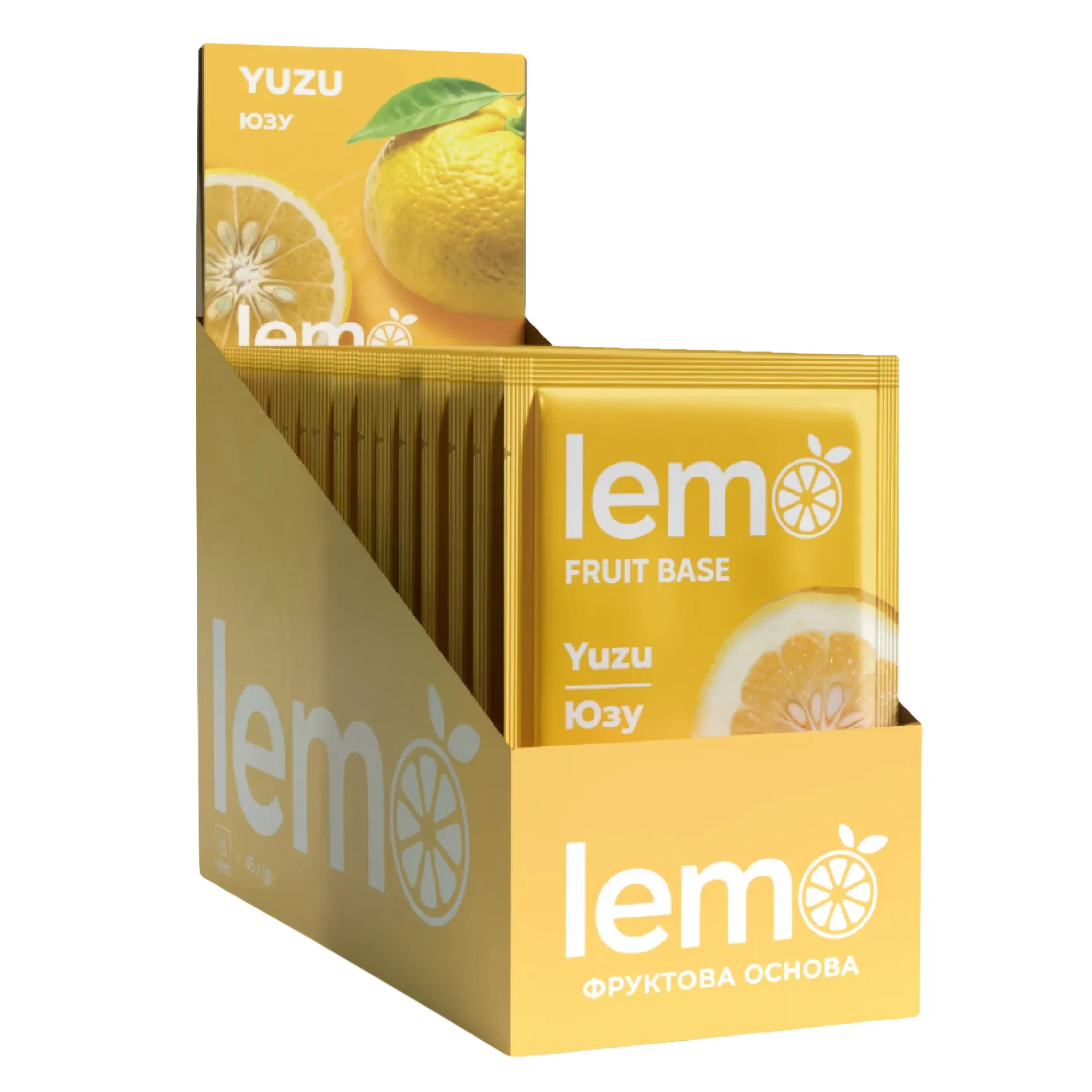 Основа-пюре Lemo Юзу порционное 15x45 г купить в Украине - Simaris