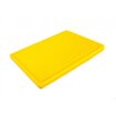 Дошка обробна HDPE з жолобом, 400×300×18 мм, жовта, Колір: Жовтий