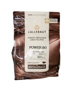 Екстра чорний шоколад Callebaut Power 80%, Вага: 500 г