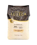 Білий шоколад Lubeca WEISSE 34%, Вага: 1 кг