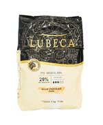 Білий шоколад Lubeca WEISSE 29%, Вага: 1 кг