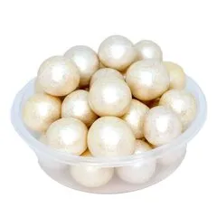 Хрумкі перламутрові кульки 13-16мм покриті шоколадом SMET 200 г