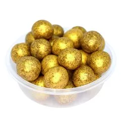 Хрумкі золоті кульки 13-16мм покриті шоколадом SMET 200 г