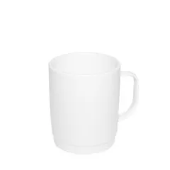 Чашка из поликарбоната белая 300 мл