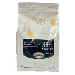 Шоколад молочный кувертюр Cemoi SUCCESSION 35% 1 кг
