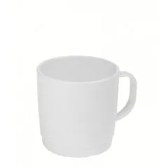 Чашка из поликарбоната белая 250 мл