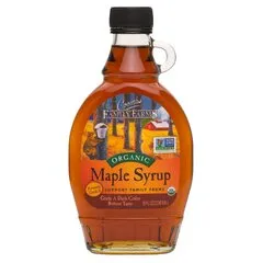 Кленовый сироп Family Farms Dark Robust Organic, Объем: 236 мл