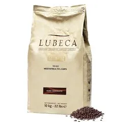 Экстра горький шоколад Lubeca WESTAFRICA 70%, Вес: 1 кг