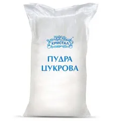 Сахарная пудра Кристал мешок, Вес: 10 кг