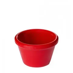 Соусник з меламіну круглий червоний 55 мл 60×40 мм
