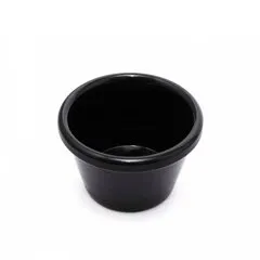 Соусник з меламіну круглий чорний 55 мл 60x40 мм, Колір: Чорний