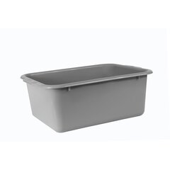 Лоток для сервисной тележки (серый пластик) (54×39,4×20,6 см)