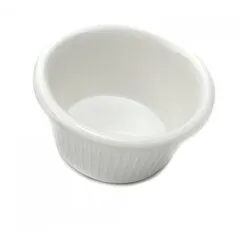 Соусник з меламіну круглий білий 50 мл 74×36 мм