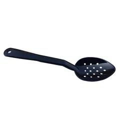 Ложка сервірувальна перфорована з полікарбонату чорна 33 см