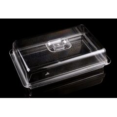 Підставка для торта з кришкою акрил 32×22.5×9 см