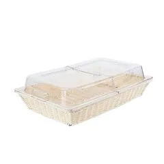 Корзинка с открывающимся крышкой колпаком 540×335×148 мм