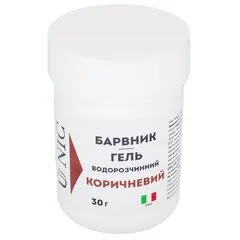 Барвник гелевий U NIC водорозчинний Коричневий 30 г