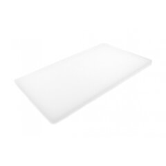 Дошка обробна двостороння LDPE 500×300×20 мм біла, Колір: Білий
