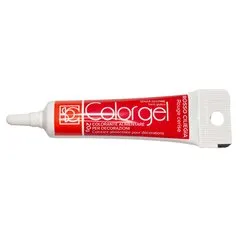 Вишневый гелевый краситель Colorgel Modecor ROSSO CILIEGIA, Цвет: Красный, Вес: 20 г