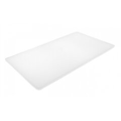 Дошка обробна двостороння LDPE 600×400×13 мм біла, Колір: Білий