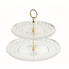 Етажерка 2 яруси з полікарбонату Diamond 23,5×30×13,5 см