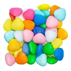 Драже із молочного шоколаду Amarischia серця різнокольорові, Вага: 200 г