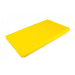 Двусторонняя разделочная доска LDPE, 500×300×20 мм, желтая, Цвет: Желтый