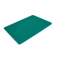 Двостороння дошка для нарізання LDPE, 400×300×10 мм, зелена, Колір: Зелений