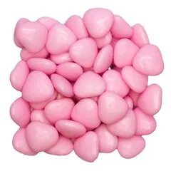 Драже із молочного шоколаду Amarischia рожеві серця, Вага: 200 г