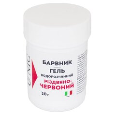 Краситель гелевый U NIC водорастворимый Рождественно-красный 30 г