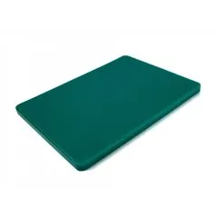 Двусторонняя разделочная доска LDPE, 400×300×20 мм, зелёная, Цвет: Зеленый