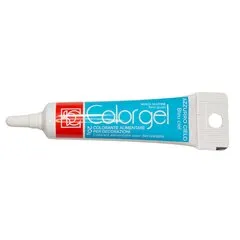 Голубой гелевый краситель Colorgel Modecor AZZURRO CIELO, Вес: 20 г