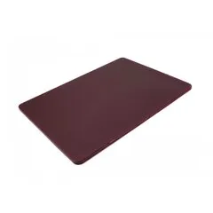 Двусторонняя разделочная доска LDPE, 400×300×10 мм, коричневая, Цвет: Коричневый