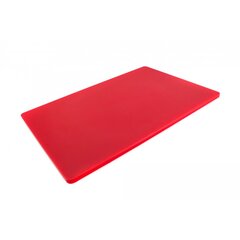 Двусторонняя разделочная доска LDPE, 600×400×13 мм, красная, Цвет: Красный