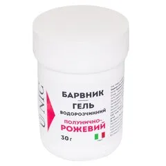 Барвник гелевий U NIC водорозчинний Полунично-рожевий 30 г