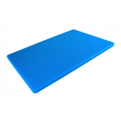 Двусторонняя разделочная доска LDPE, 600×400×20 мм, синяя, Цвет: Синий