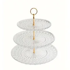 Етажерка 3 яруси з полікарбонату Diamond 20×35×35×35 см