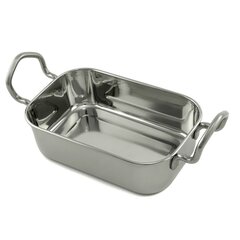 Форма прямокутна з ручками з нержавіючої сталі 14,5×9,5 см