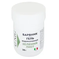 Барвник гелевий U NIC водорозчинний Зелений лист 30 г