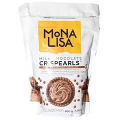 Декор із Молочного шоколаду callebaut Mona Lisa Crispearls Milk, Вага: 200 г