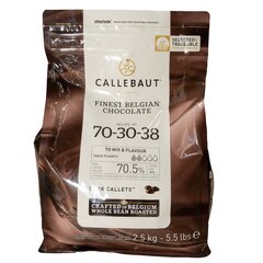 Чорний шоколад Callebaut №70-30-38, Вага: 2.5 кг