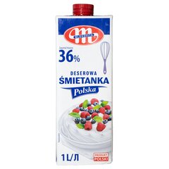 Сливки Smietanka Mlekovita животные 36%, Шт/уп: 1