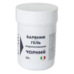 Краситель гелевый U NIC водорастворимый Черный, Вес: 30 г