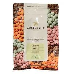 Зелений шоколад Callebaut Lemon зі смаком лимону, Вага: 500 г