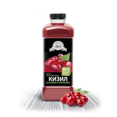 Пастеризованное пюре Fruity Land Кизил 1 кг