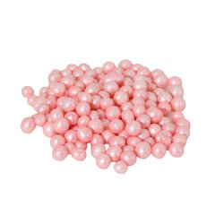 Рисові кульки 5 мм глазуровані рожеві перламутрові 200 г