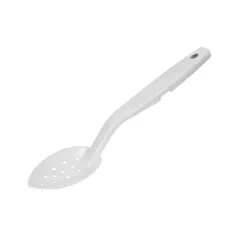 Ложка сервірувальна перфорована з полікарбонату біла 29,5 см