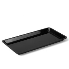 Блюдо для выкладки 1/3 24 мм из поликарбоната черное