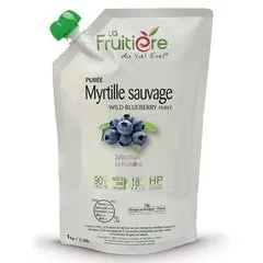 Пастеризоване пюре La Fruiti&egrave;re Дика чорниця 1 кг