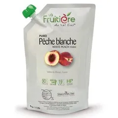 Пастеризованное пюре La Fruitière Белый персик 1 кг